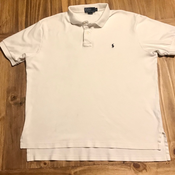 Cream Ralph Lauren Polo. Sz. L - Picture 1 of 8